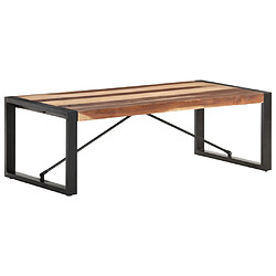 vidaXL Table basse 120x60x40 cm Bois massif