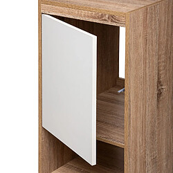 Avis Five Simply Smart Meuble de rangement design avec porte Orso - L. 40 x H. 105 cm - Couleur bois