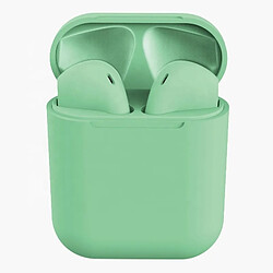 Universal TWS I12 Bluetooth - Vert | Casque sans fil 