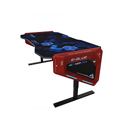 Bureau Gamer Rétro Eclairé LED RGB – E-BLUE - EGT003 - Hauteur ajustable - Largeur 1m65 pas cher