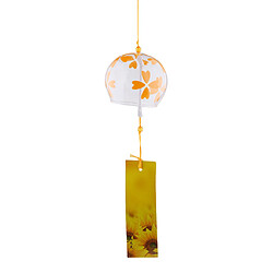 windchime en verre de style japonais suspendus bénédiction cloches carillons éoliens maison 13