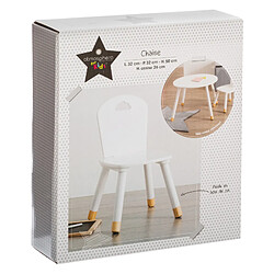 Atmosphera for kids Chaises "douceur" pour enfant atmosphera - blanc pas cher