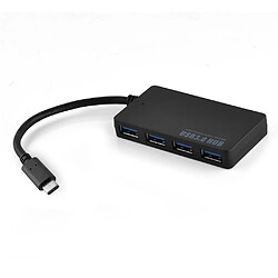 Cadorabo Hub USB 4 ports USB 3.0 multi-interface Plug & Play avec USB-C