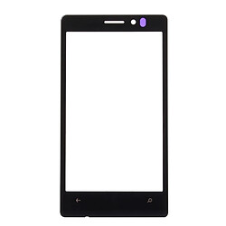 Wewoo Pour Nokia Lumia 925 Front noir Screen Lentille extérieure pièce détachée