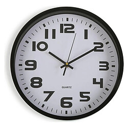 Home Horloge Murale Plastique (4,2 x 30,5 x 30,5 cm) Noir 