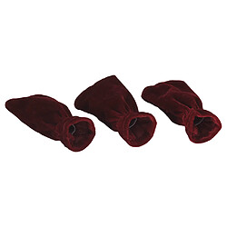 pack de 3 pleuche piano à queue housse de protection housse rouge