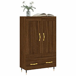 Avis Maison Chic Buffet,Meuble de Rangement,commode pour salon,Cuisine chêne marron 69,5x31x115 cm bois d'ingénierie -MN20053