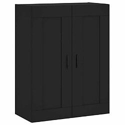 Maison Chic Armoire murale,Meuble de Rangement pour salon,cuisine noir 69,5x34x90 cm bois d'ingénierie -MN46422