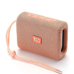 Yonis Enceinte Bluetooth Portable Étanche Subwoofer Support Carte TF Radio FM AUX Enceinte Bluetooth Portable Etanche IPX5 Avec Subwoofer AUX et Radio FM Or Rose YONIS