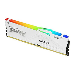 Kingston 16GB 5200 DDR5 DIMM FURY Beast WHT RGB KINGSTON 16GB 5200 DDR5 DIMM FURY Beast WHT RGB