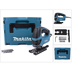 Makita 4350 FCTJ 720 W Scie sauteuse pendulaire + Set de 6 lames de scie + Coffret MAKPAC