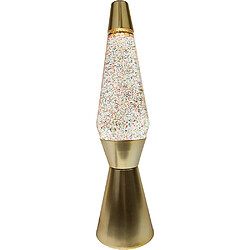 Fisura Lampe à poser en métal et verre Paillettes.