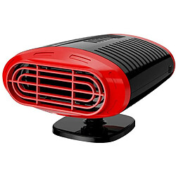 Vendos85 Chauffage de Voiture 12V 120W rouge noir