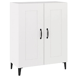 Maison Chic Buffet,Meuble de Rangement,commode pour salon,Cuisine Blanc 69,5x34x90 cm Bois d'ingénierie -MN36840