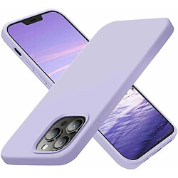 Riffi Riff Coque arrière souple en silicone fin et souple pour Apple iPhone 15 Pro Max Lavande 