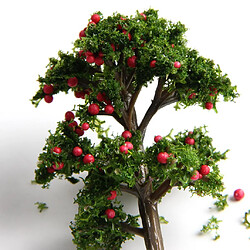 Modèle de fruits Arbres Modèle Arbres Modèle DIY Paysage Scène Accessoires Rouge pas cher