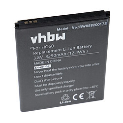 vhbw Li-Polymère batterie 3250mAh (3.8V) pour téléphone portable mobil smartphone Motorola Moto C Plus, C Plus Dual SIM, XT1723, XT1724, XT1725 