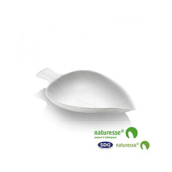 Sdg Usa Mini Assiette Feuille Pulpe de Cellulose Finger Food 9,5x6 cm - SDG - Lot de 2400 - Pulpe de cellulose