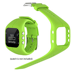 Acheter Wewoo Bracelet pour montre connectée en silicone Smart Watch POLAR A300 vert armée