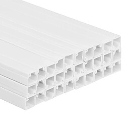 Acheter vidaXL Goulotte de câble 30x20 mm 30 m PVC