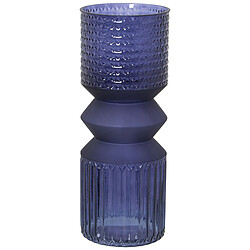 Vase Alexandra House Living Bleu Verre 12 x 30 cm