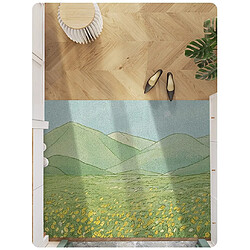 Acheter LUUCOZK Tapis de porte avant antidérapants pour entrée intérieure – Motif 4-120x160cm