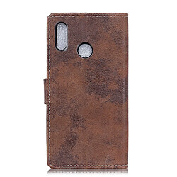 Acheter Etui en PU style vintage avec support marron pour votre Huawei P30 Lite