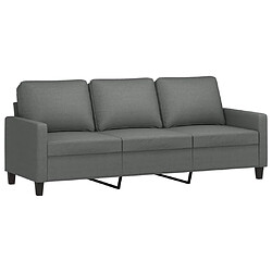 Acheter Maison Chic Ensemble de canapés 2 pcs avec coussins, Canapé droit Sofa pour Salon Gris foncé Tissu -GKD119619