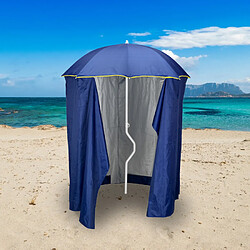 Acheter Parasol de plage léger visser tente protection uv GiraFacile 200 cm Zeus, Couleur: Bleu