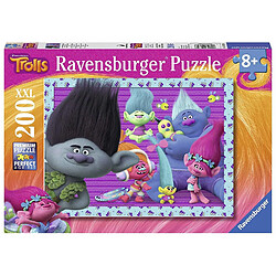 Ravensburger - 128396 - Puzzle Trolls - Princesse Poppy Et Ses Amis 200 Pièces 