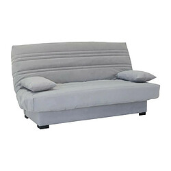 Avis Banquette clic clac 3 places - Tissu gris clair - L199 x P96 x H103 cm - CHLoe