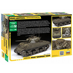 Zvezda Maquette Char Medium Tank M4a2 Sherman 75mm