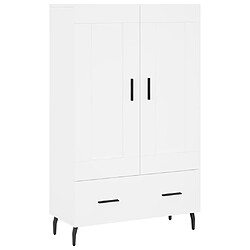 Maison Chic Buffet,Meuble de Rangement,commode pour salon,Cuisine blanc 69,5x31x115 cm bois d'ingénierie -MN12222