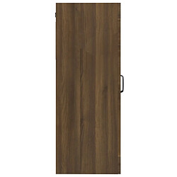 Avis vidaXL Armoire murale suspendue Chêne marron 69,5x34x90 cm