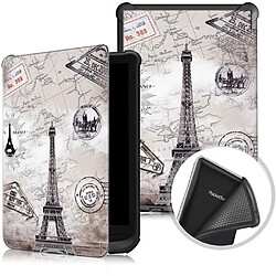 Power Direct Housse Etui pour Vivlio Touch Lux 4 Lux 5 HD Plus - Tour Eiffel