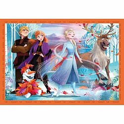 Clementoni Frozen Supercolor 4 in 1-Disney La Reine des Neiges Progressifs (12, 16, 20, 24 Pièces), Enfants 3 Ans, Puzzle Dessin Animé-Fabriqué en Italie, 21518 