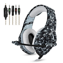 ONIKUMA K1 3.5mm Casques de Jeu avec Micro Stéréo Son Réduction de Bruit Musique Casque pour PC Nouveau Xbox Ordinateur Portable D 