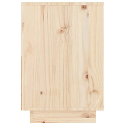 Avis vidaXL Table de chevet 60x34x51 cm Bois de pin solide