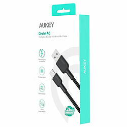 Câble USB-C vers USB Aukey CB-NAC1 Noir 1 m pas cher