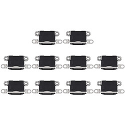 Wewoo 10 PCS Connecteur de Port de Charge pour iPhone 5 / 5S Noir