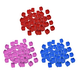 300pcs 10mm Dés Colorés Jeux De Société Cube Pour La Fête KTV Jeux Jouets pas cher