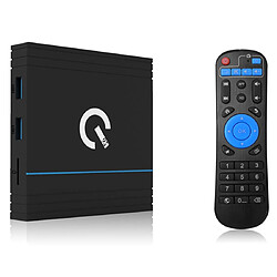 Wewoo Décodeur TV réseau Q95 4K HDAndroid 9.0Quad Core Amlogic S905X34 Go + 64 GoPrise en charge Wi-Fi 2.4G / 5GBluetoothCarte TFHDMIAVLANUSB