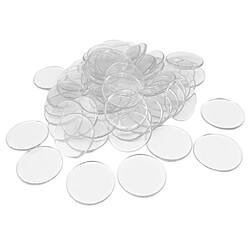 100pcs jetons de poker pièces de casino approvisionnement jeux de famille accs clear pas cher