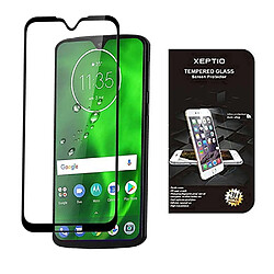 Xeptio Motorola Moto G7 PLUS (G7+) verre trempé protection écran 3D full noir 