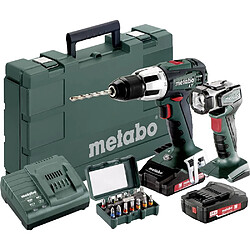 Perceuse à percussion METABO SB 18 L SET - 2 batteries 18V 2.0Ah - 602317870