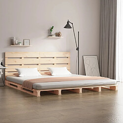 vidaXL Cadre de lit sans matelas 160x200 cm bois massif de pin