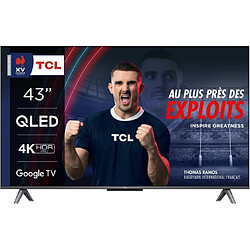 TCL TV QLED 4K 108 cm 43QLED770 Google TV