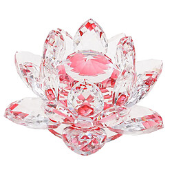 Acheter cristal lotus fleur artisanat presse-papiers verre lotus modèle rouge