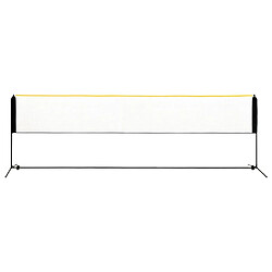 vidaXL Filet de badminton réglable 500x103x94-158 cm Métal