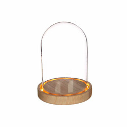 Graines Creatives 2 cloches en verre lumineuses 16,5 cm x Ø 12,5 cm